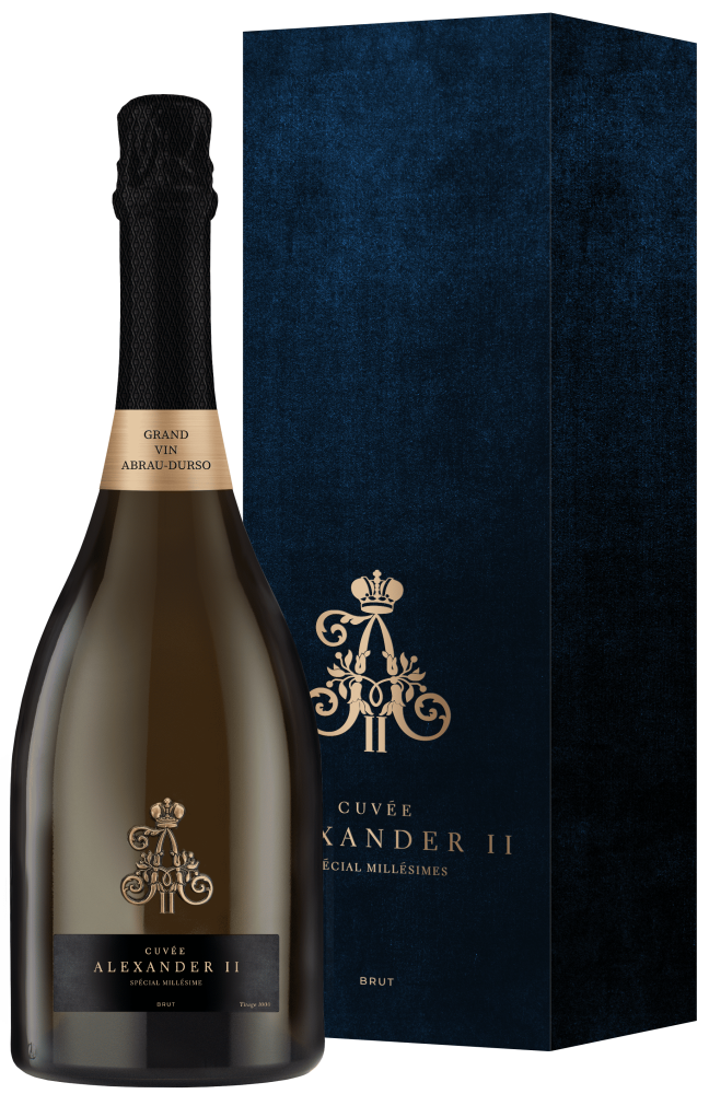 Игристое вино белое брют Авторское Cuvee Alexander II 1,5 л.в п/у