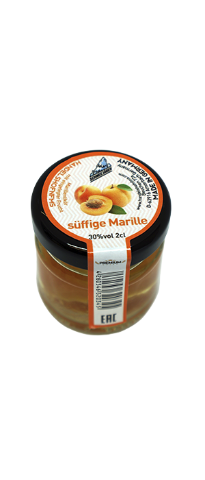 Ликер десертный "Шнее Егер Персик " 0,02 HANDELSHOF NF & MS GMBH  Германия Бавария Алкоголь 20%