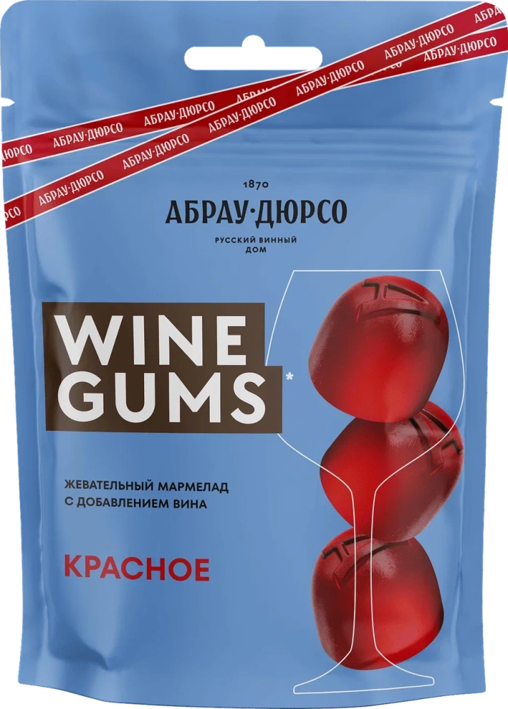 Мармелад жевательный со вкусом красного вина