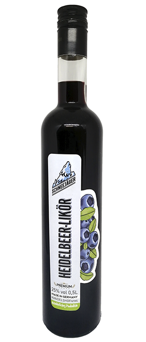 Ликер Шнее Егер Черника 0,5 Германия Бавария Алкоголь 25%