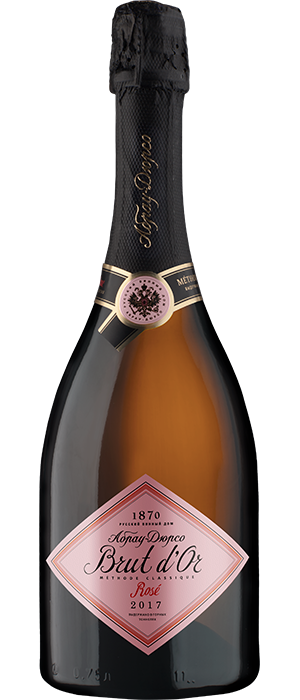 Игристое вино розовое брют Brut d’Or Rose
