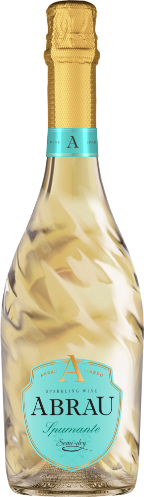 ИГРИСТОЕ ВИНО ПОЛУСУХОЕ БЕЛОЕ «АБРАУ СПУМАНТЕ» 0,75 л.