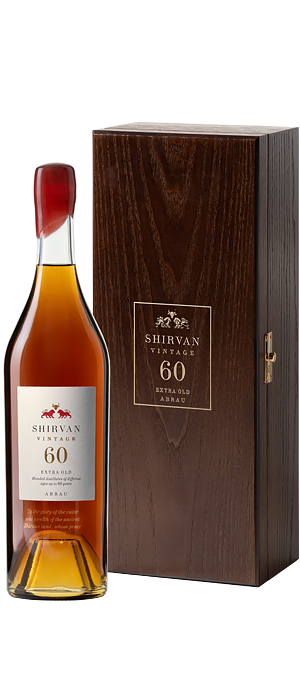 Коньяк очень старый Shirvan 60 в деревянной П/У
