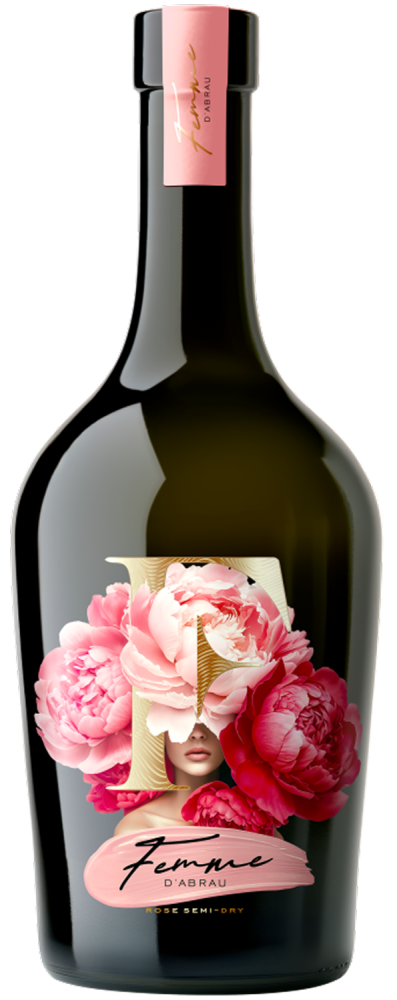 Вино розовое полусухое Femme d’Abrau