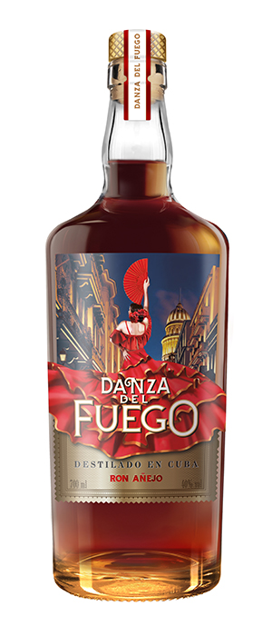 Выдержанный тёмный ром Danza del Fuego Añejo 700 мл