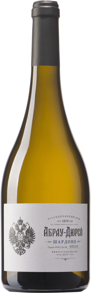 Вино белое сухое Шардоне Абрау-Дюрсо
