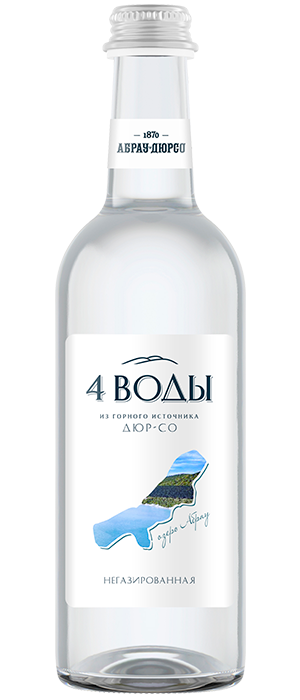 «4 воды» негазированная 375 мл.
