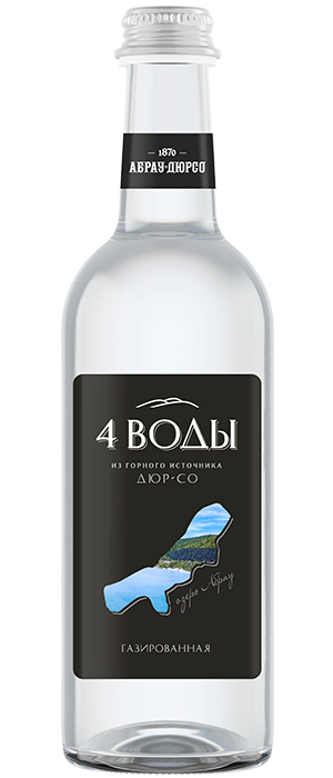 «4 воды» газированная 375 мл.