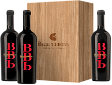 Вино красное сухое Винодельня Ведерниковъ. Твердый знак